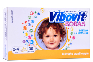 VIBOVIT BOBAS 30 saszetek smak waniliowy