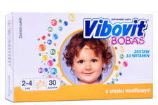 VIBOVIT BOBAS 30 saszetek smak waniliowy