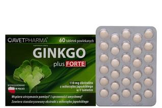 GINKGO PLUS FORTE 60 tabletek