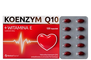 KOENZYM + WITAMINA E 120 kapsułek