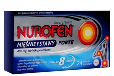 NUROFEN MIĘŚNIE I STAWY FORTE 400 mg 24 tabletki