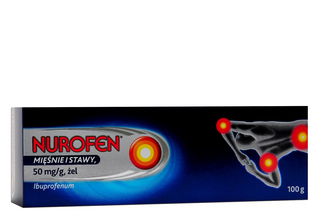 NUROFEN MIĘŚNIE I STAWY 50 mg/g 100 g żel