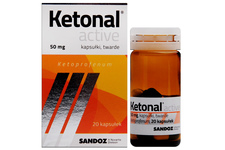 KETONAL ACTIVE 50 mg 20 kapsułek