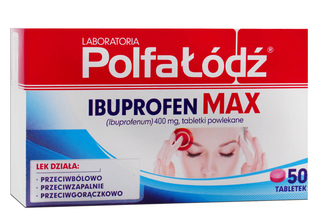 IBUPROFEN MAX 50 tabletek