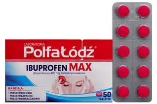 IBUPROFEN MAX 50 tabletek