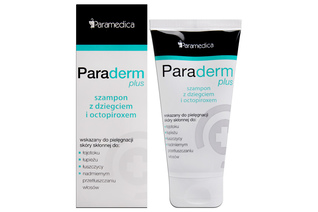 PARADERM PLUS SZAMPON Z DZIEGCIEM I OCTOPIROXEM 150 g