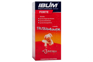 IBUM FORTE SMAK TRUSKAWKOWY 100g zawiesina