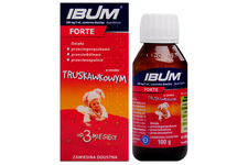IBUM FORTE SMAK TRUSKAWKOWY 100g zawiesina