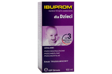 IBUPROM DLA DZIECI SMAK TRUSKAWKOWY 100 ml zawiesina