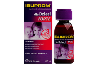 IBUPROM DLA DZIECI FORTE 100 ml zawiesina