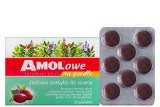 AMOLOWE NA GARDŁO 16 pastylek