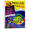 MOLLER'S OMEGA-3 RYBKI SMAK MALINOWY 36 żelek