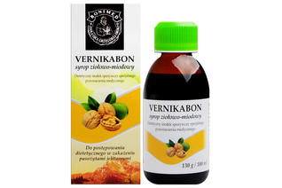 VERNIKABON SYROP ZIOŁOWO - MIODOWY 130 g/100 ml 