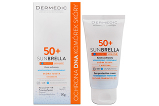 SUNBRELLA KREM OCHRONNY SPF 50+ SKÓRA TŁUSTA I MIESZANA 50 g