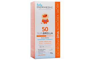 SUNBRELLA KREM OCHRONNY SPF 50 DO TWARZY OD 1 MIESIĄCA ŻYCIA 50 g