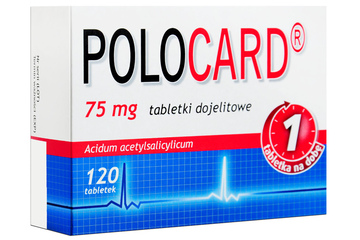 POLOCARD 75 mg 120 tabletek