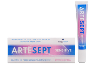 ARTESEPT SENSITIVE OPATRUNEK W ŻELU 20 ml