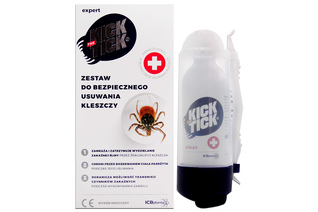 KICK THE TICK EXPERT ZESTAW DO BEZPIECZNEGO USUWANIA KLESZCZY