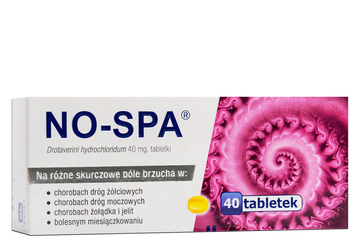 NO-SPA 40 mg 40 tabletek