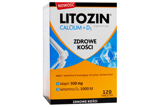 LITOZIN CALCIUM + D3 120 tabletek