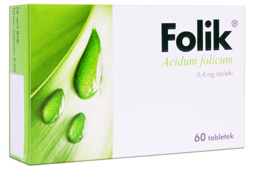FOLIK 0,4 mg 60 tabletek