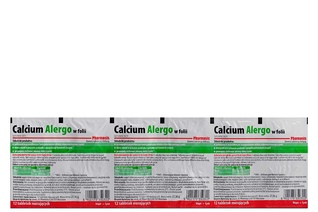 CALCIUM ALERGO W FOLII 12 tabletek musujących