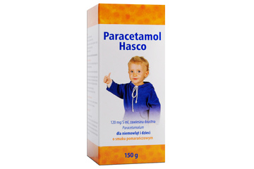 PARACETAMOL 120 mg/5 ml SMAK POMARAŃCZOWY 150 g syrop