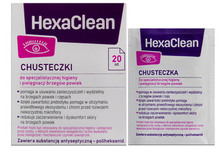 HEXACLEAN CHUSTECZKI 20 sztuk