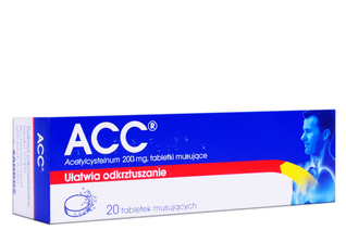 ACC 200 mg 20 tabletek musujących