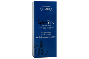 GDANSKIN KOLAGENOWY KREM NA NOC WYGŁADZAJĄCY ZMARSZCZKI 50 ml