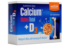 CALCIUM OSTEO TOTAL + D3 60 tabletek