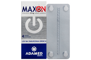 MAXON ACTIVE 25 mg 4 tabletki