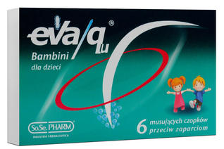 EVA/QU BAMBINI DLA DZIECI 6 czopków