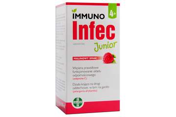 IMMUNOINFEC JUNIOR 4+ SMAK MALINOWY 150 ml syrop