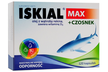 ISKIAL MAX + CZOSNEK 120 kapsułek