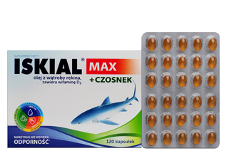 ISKIAL MAX + CZOSNEK 120 kapsułek