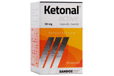 KETONAL ACTIVE 50 mg 10 kapsułek