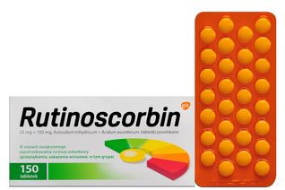 RUTINOSCORBIN 150 tabletek