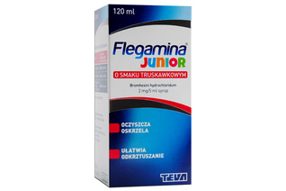 FLEGAMINA JUNIOR SMAK TRUSKAWKOWY 120 ml syrop