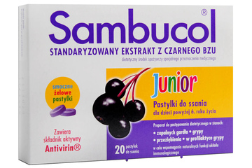 SAMBUCOL JUNIOR 20 pastylek