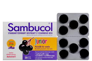 SAMBUCOL JUNIOR 20 pastylek