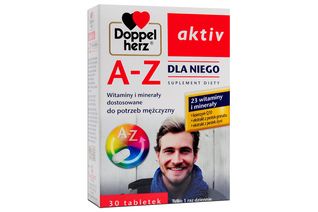 DOPPELHERZ AKTIV A-Z DLA NIEGO 30 tabletek