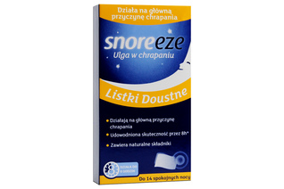 SNOREEZE LISTKI DOUSTNE 14 sztuk