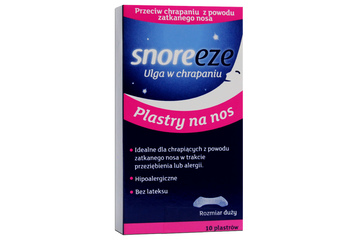 SNOREEZE PLASTRY NA NOS 10 sztuk