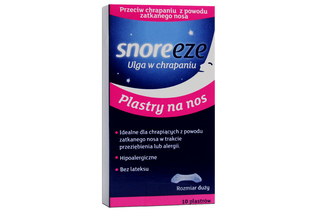 SNOREEZE PLASTRY NA NOS 10 sztuk