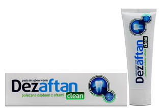 DEZAFTAN CLEAN PASTA DO ZĘBÓW W ŻELU 75 ml
