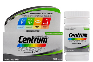 CENTRUM SILVER 50+ 100 tabletek