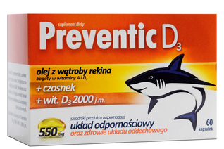 PREVENTIC D3 60 kapsułek