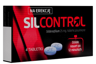 SILCONTROL 25 mg 4 tabletki