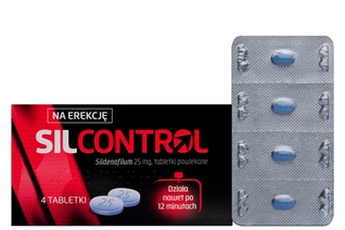 SILCONTROL 25 mg 4 tabletki